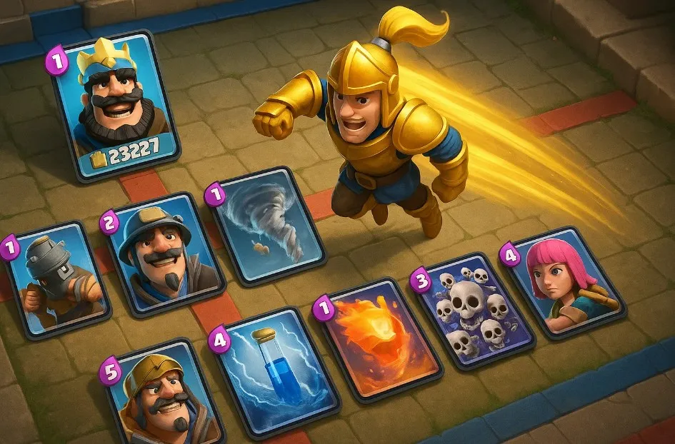 Мета и тактика Clash Royale: как колода с «Золотым Рыцарем» меняет исход сезонов