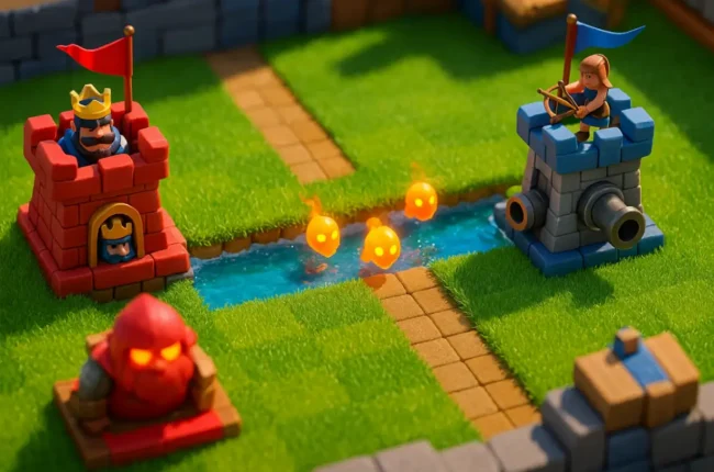 Clash Royale: секреты контратаки и удержания арены